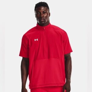 Men's UA Motivate 2.0 Short Sleeve Color Red Size Small